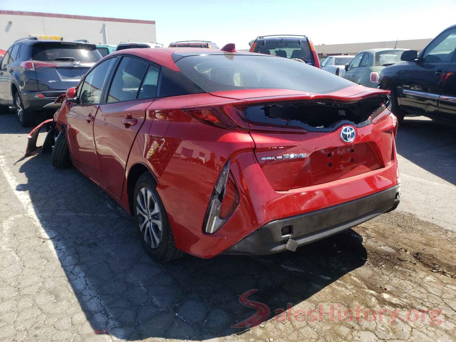 JTDKAMFPXM3180867 2021 TOYOTA PRIUS