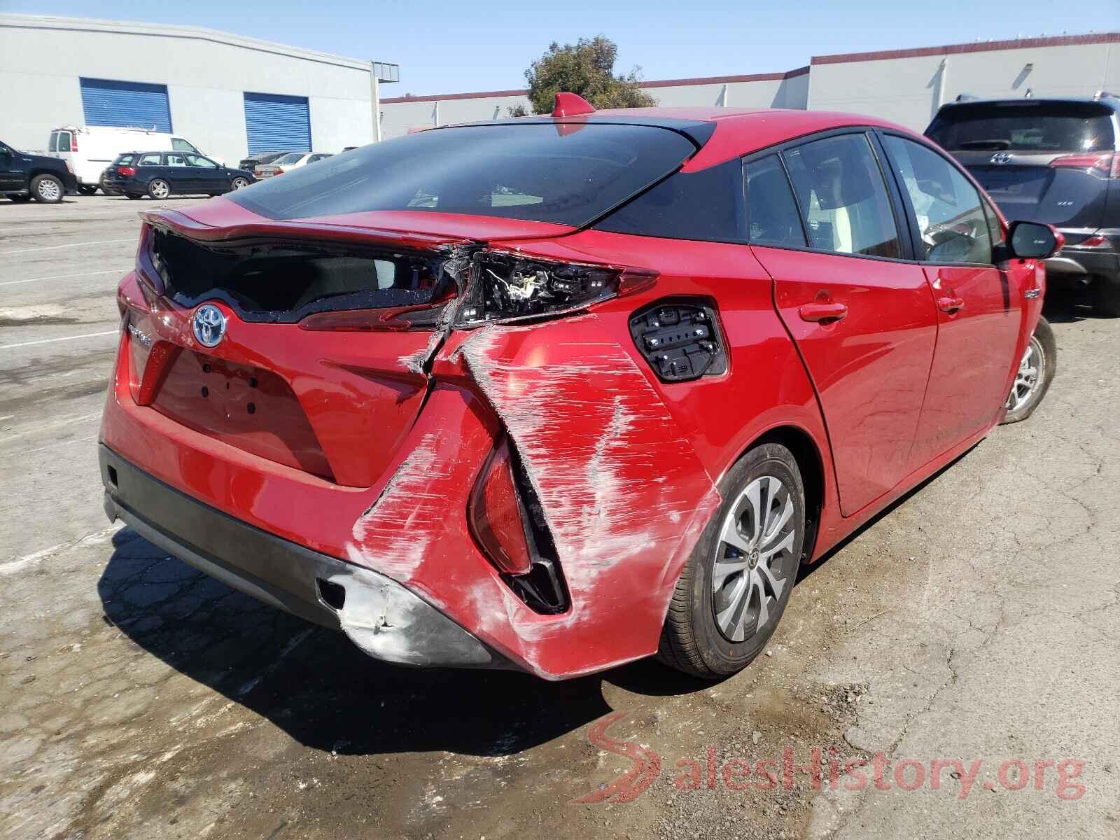 JTDKAMFPXM3180867 2021 TOYOTA PRIUS