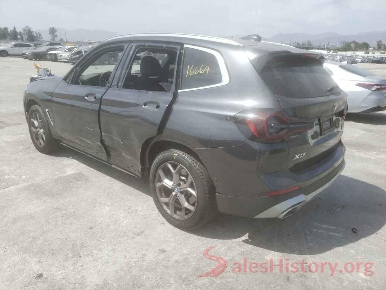 5UX43DP03N9K14455 2022 BMW X3