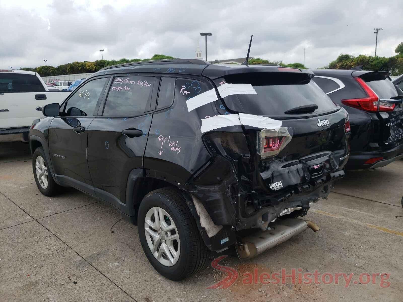 3C4NJCAB8JT267525 2018 JEEP COMPASS