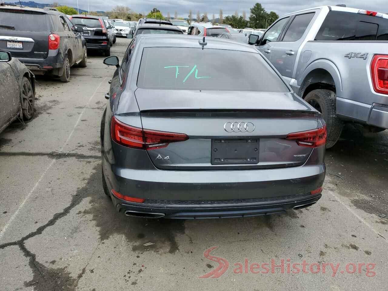 WAUENAF45KA072250 2019 AUDI A4