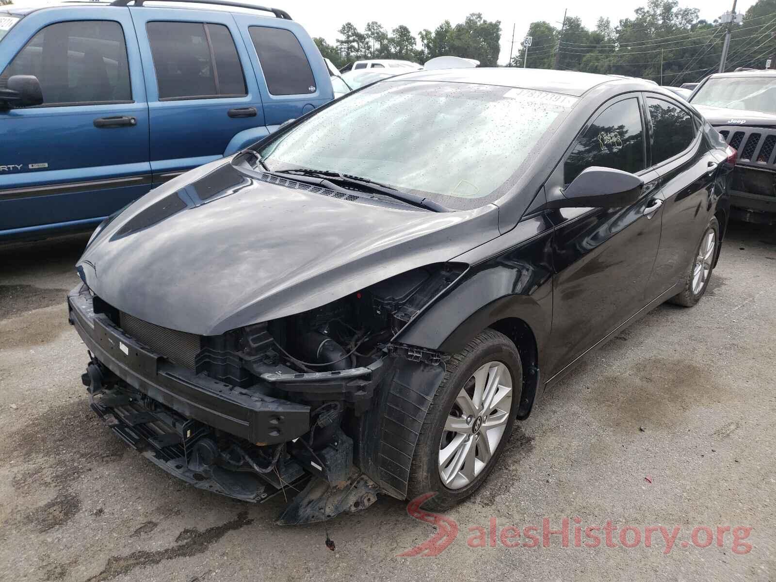 KMHDH4AE5GU636598 2016 HYUNDAI ELANTRA