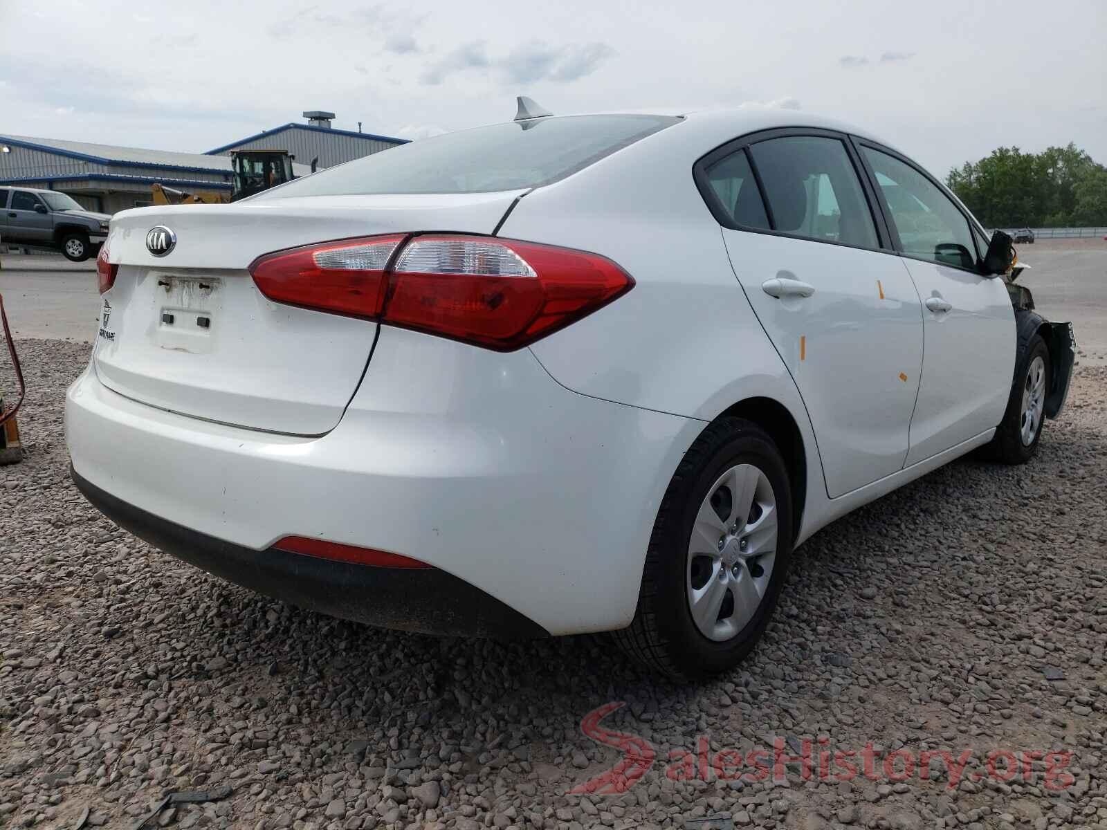 KNAFK4A67G5493197 2016 KIA FORTE