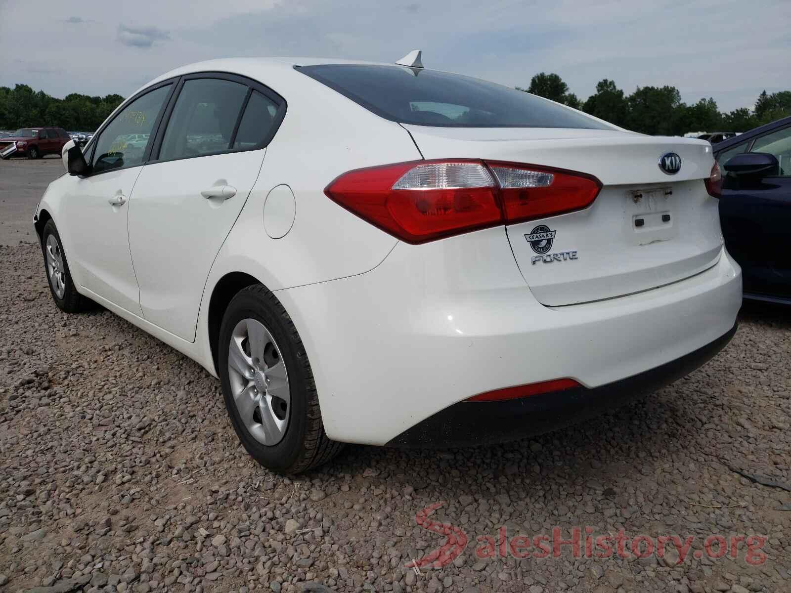 KNAFK4A67G5493197 2016 KIA FORTE