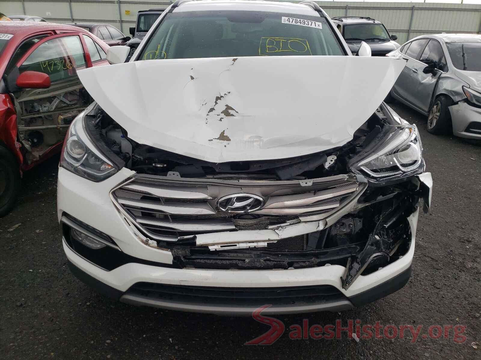 5NMZUDLBXHH002785 2017 HYUNDAI SANTA FE