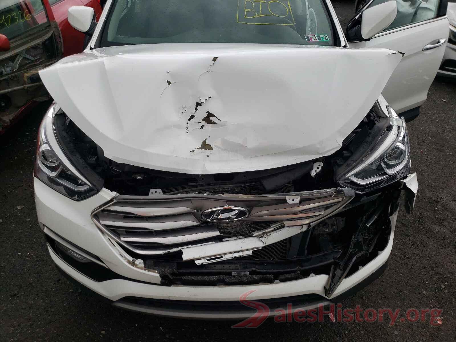 5NMZUDLBXHH002785 2017 HYUNDAI SANTA FE