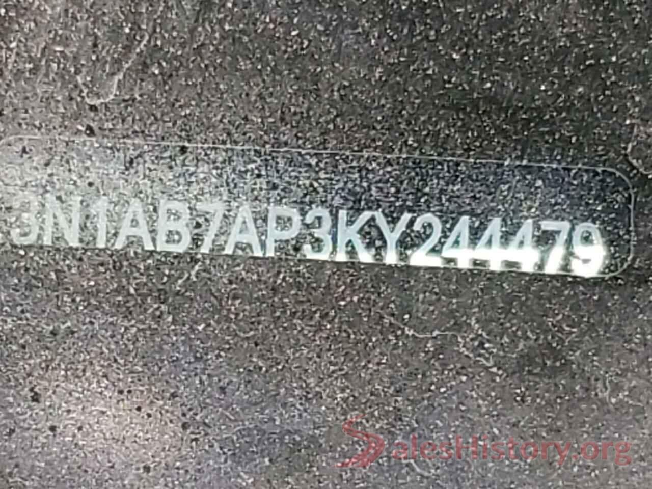 3N1AB7AP3KY244479 2019 NISSAN SENTRA