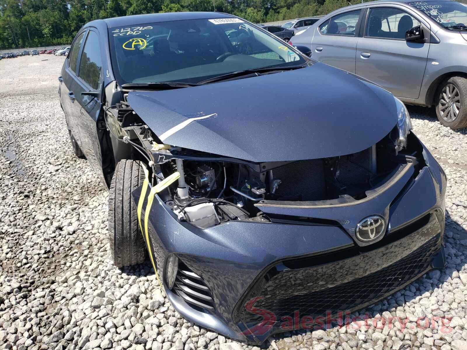 2T1BURHE0KC222161 2019 TOYOTA COROLLA