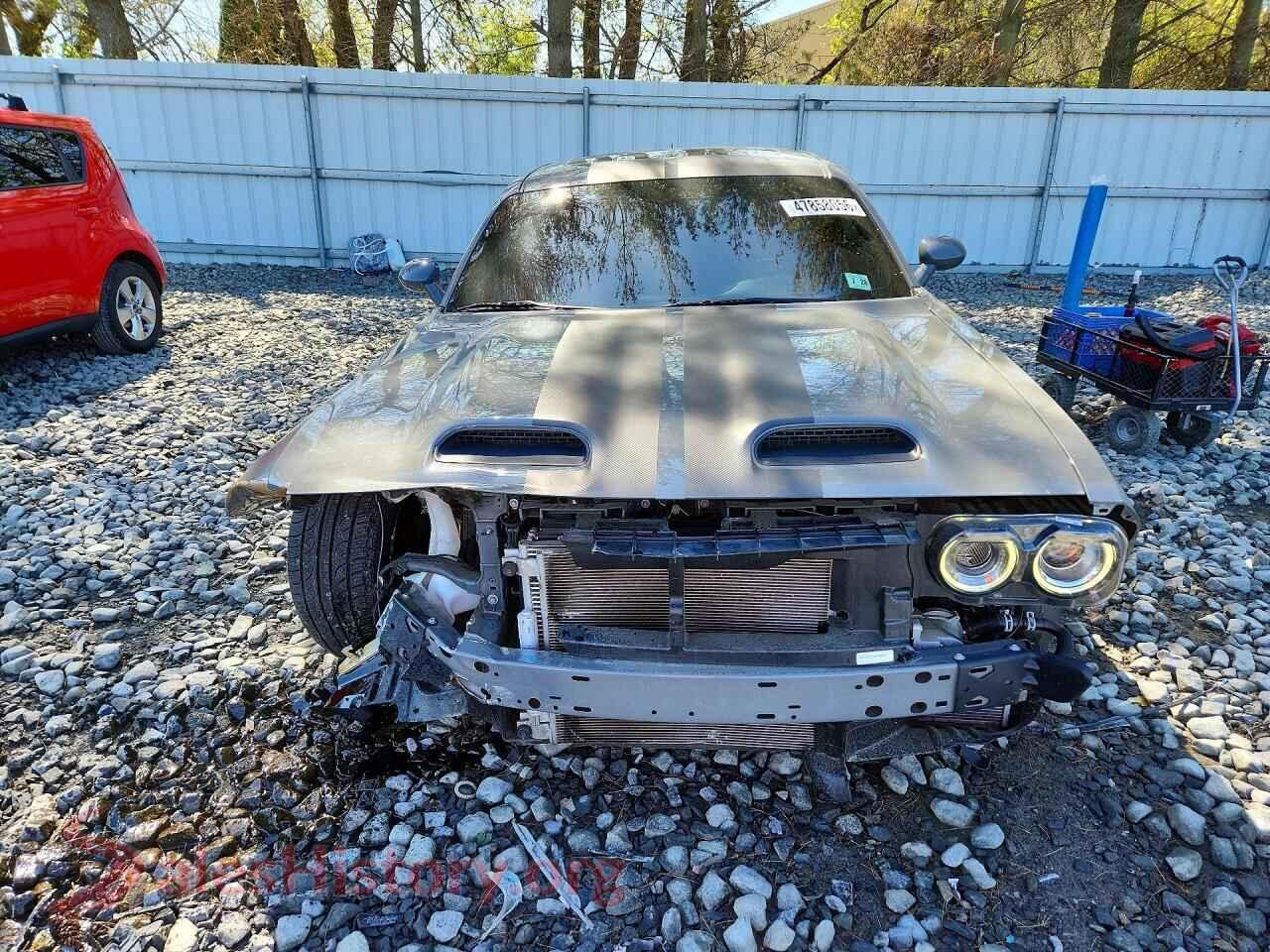 2023 DODGE CHALLENGER VIN 2C3CDZC99PH567396, rear view