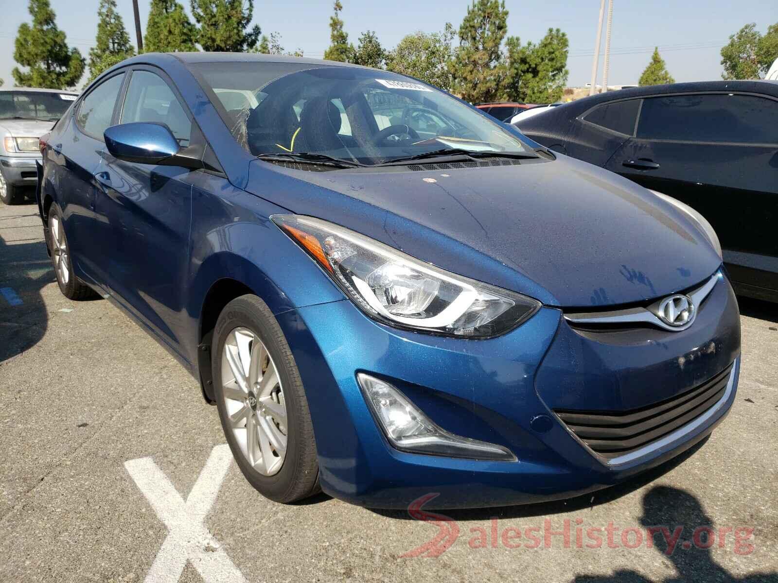 KMHDH4AE8GU476572 2016 HYUNDAI ELANTRA