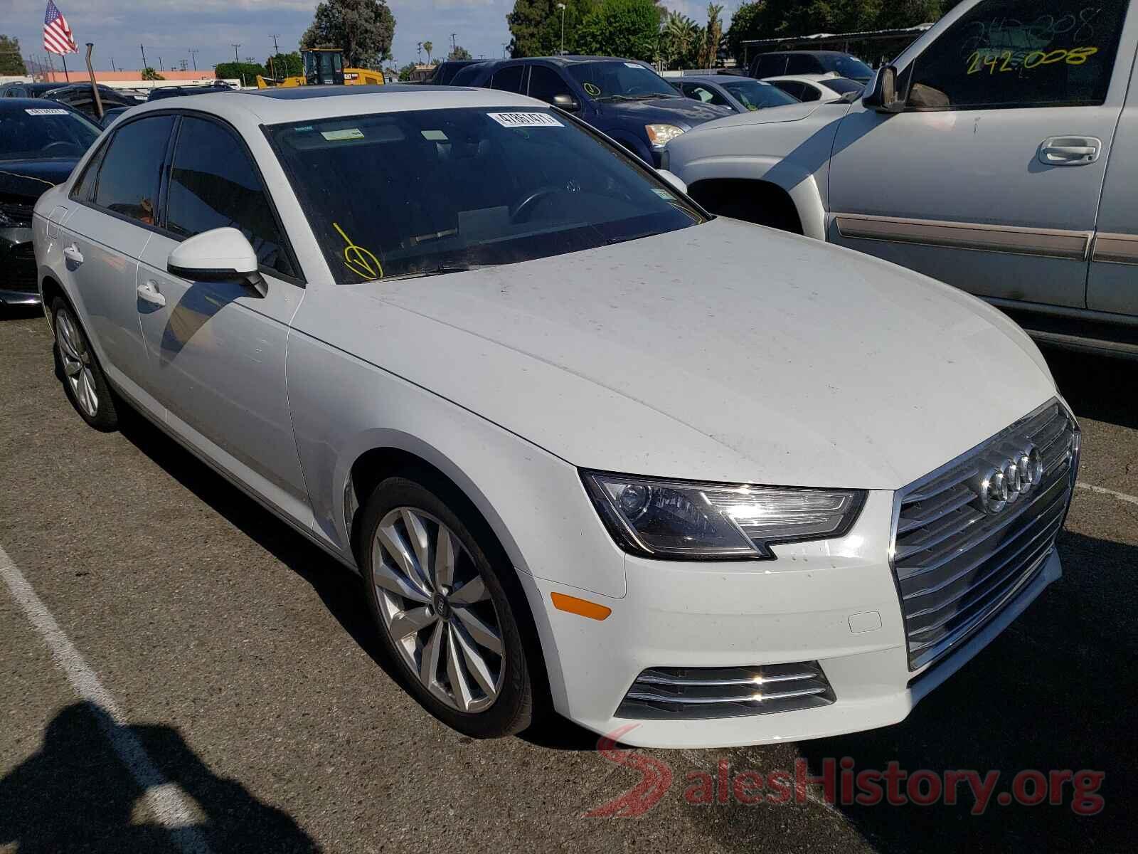 WAUGNAF45HN037007 2017 AUDI A4