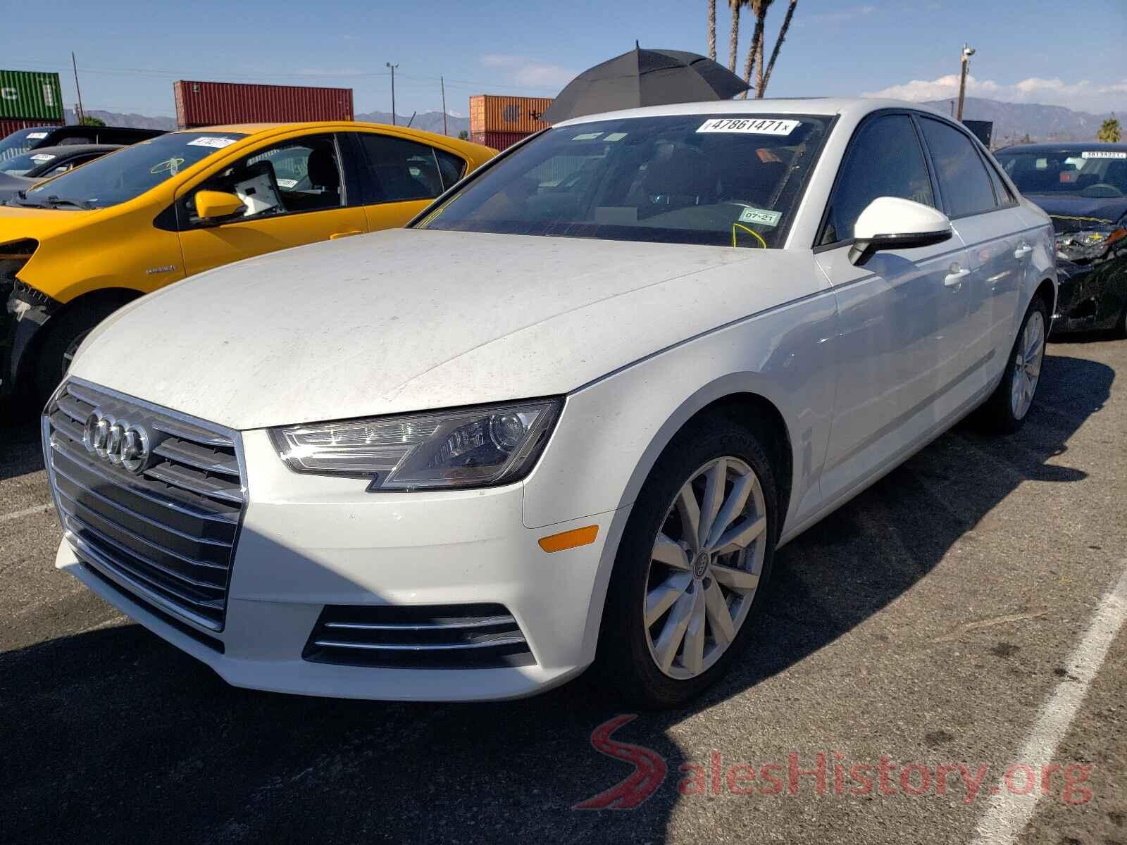 WAUGNAF45HN037007 2017 AUDI A4