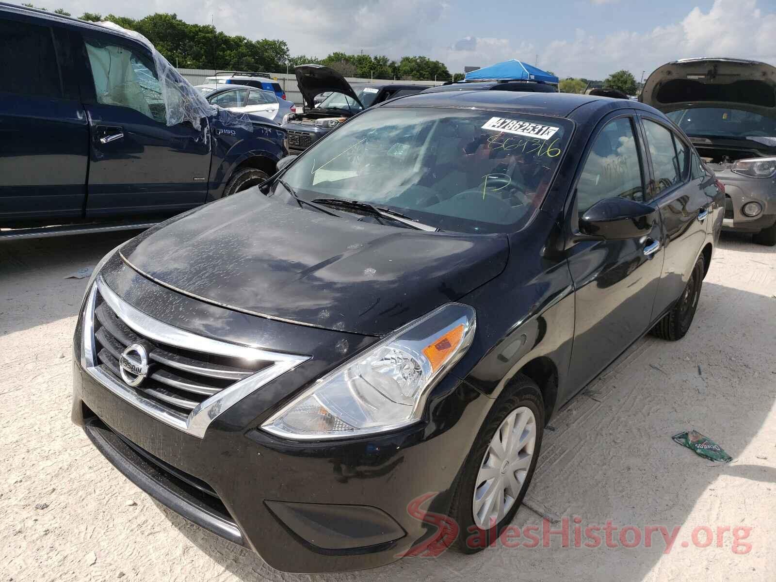 3N1CN7AP0KL864316 2019 NISSAN VERSA