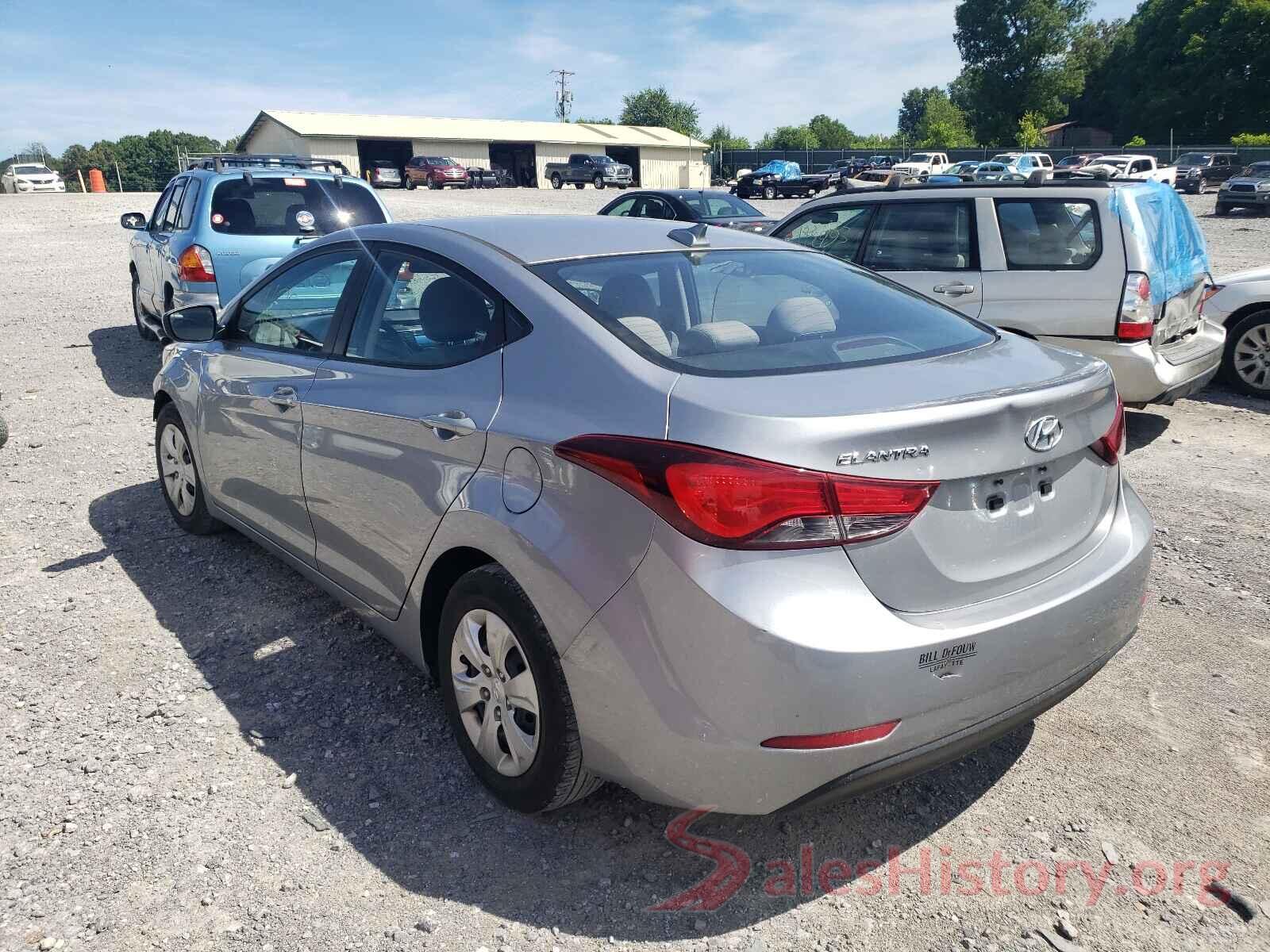 5NPDH4AE2GH676071 2016 HYUNDAI ELANTRA