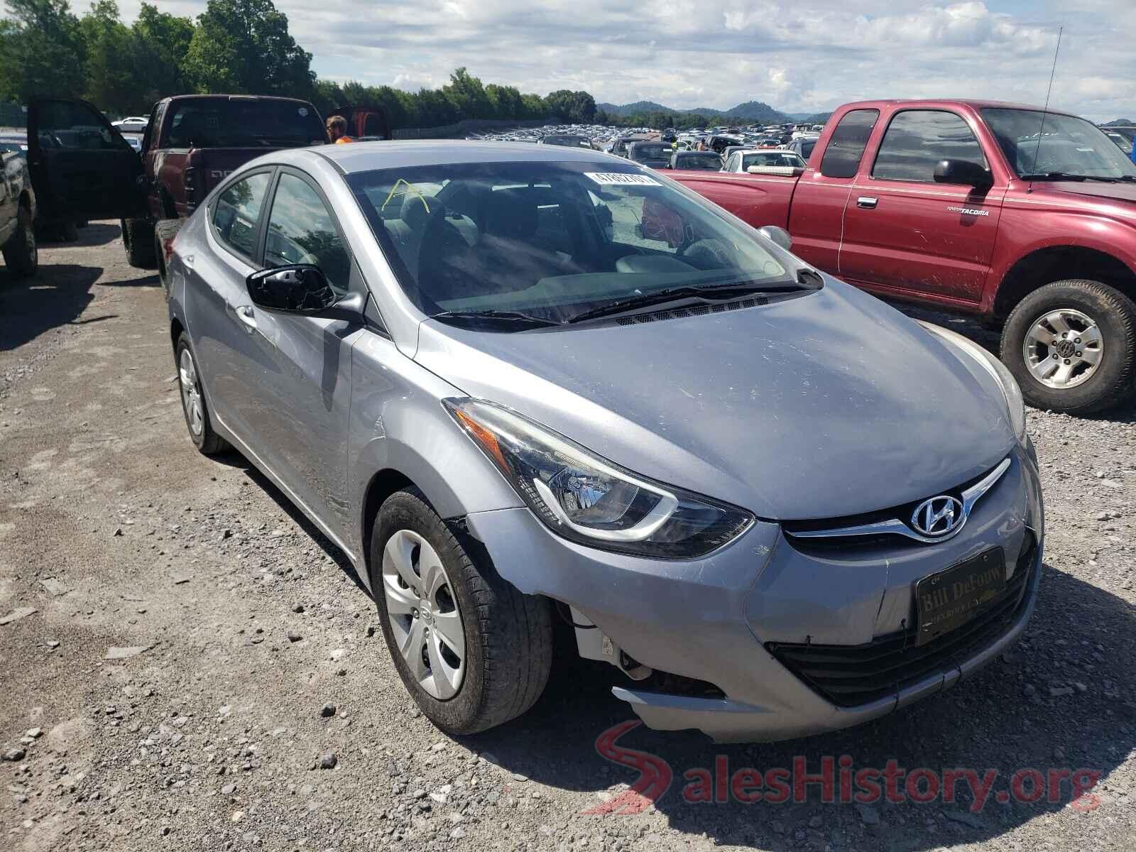 5NPDH4AE2GH676071 2016 HYUNDAI ELANTRA