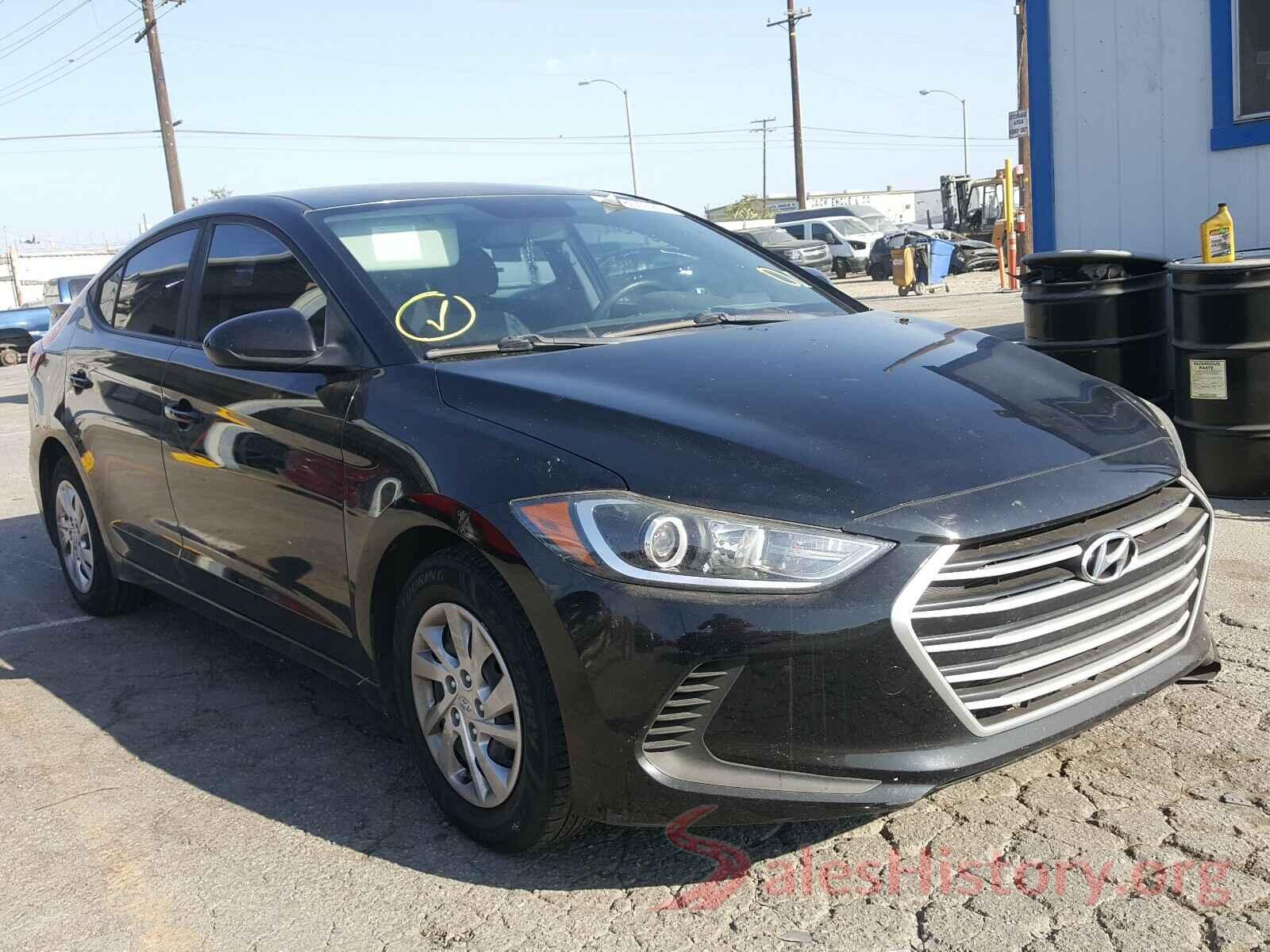 KMHD74LF0HU121874 2017 HYUNDAI ELANTRA