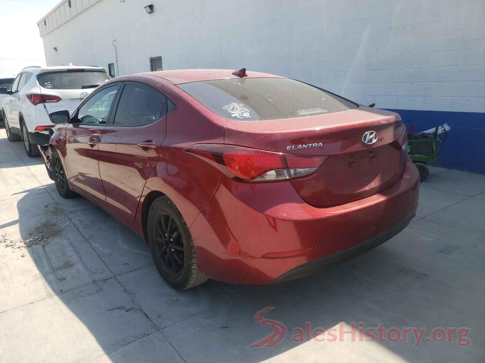 5NPDH4AE3GH716447 2016 HYUNDAI ELANTRA