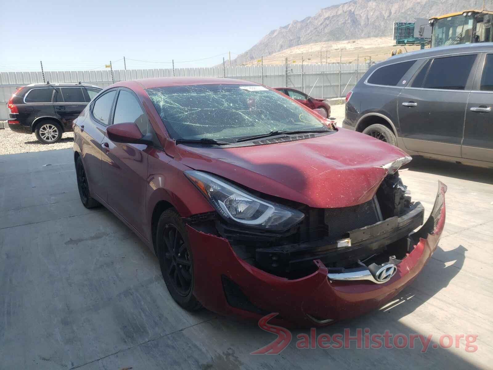 5NPDH4AE3GH716447 2016 HYUNDAI ELANTRA