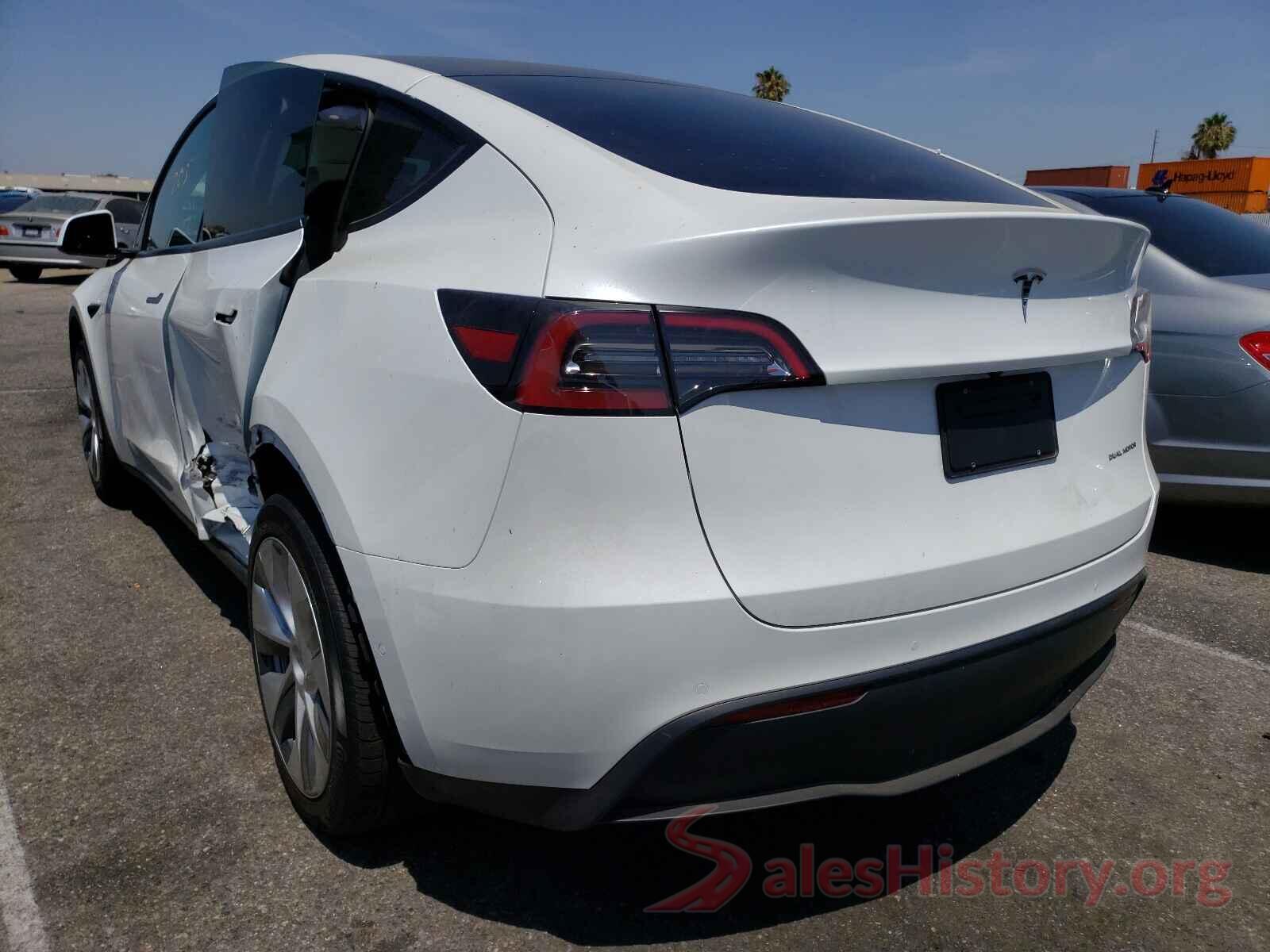 5YJYGDEE6MF195605 2021 TESLA MODEL Y