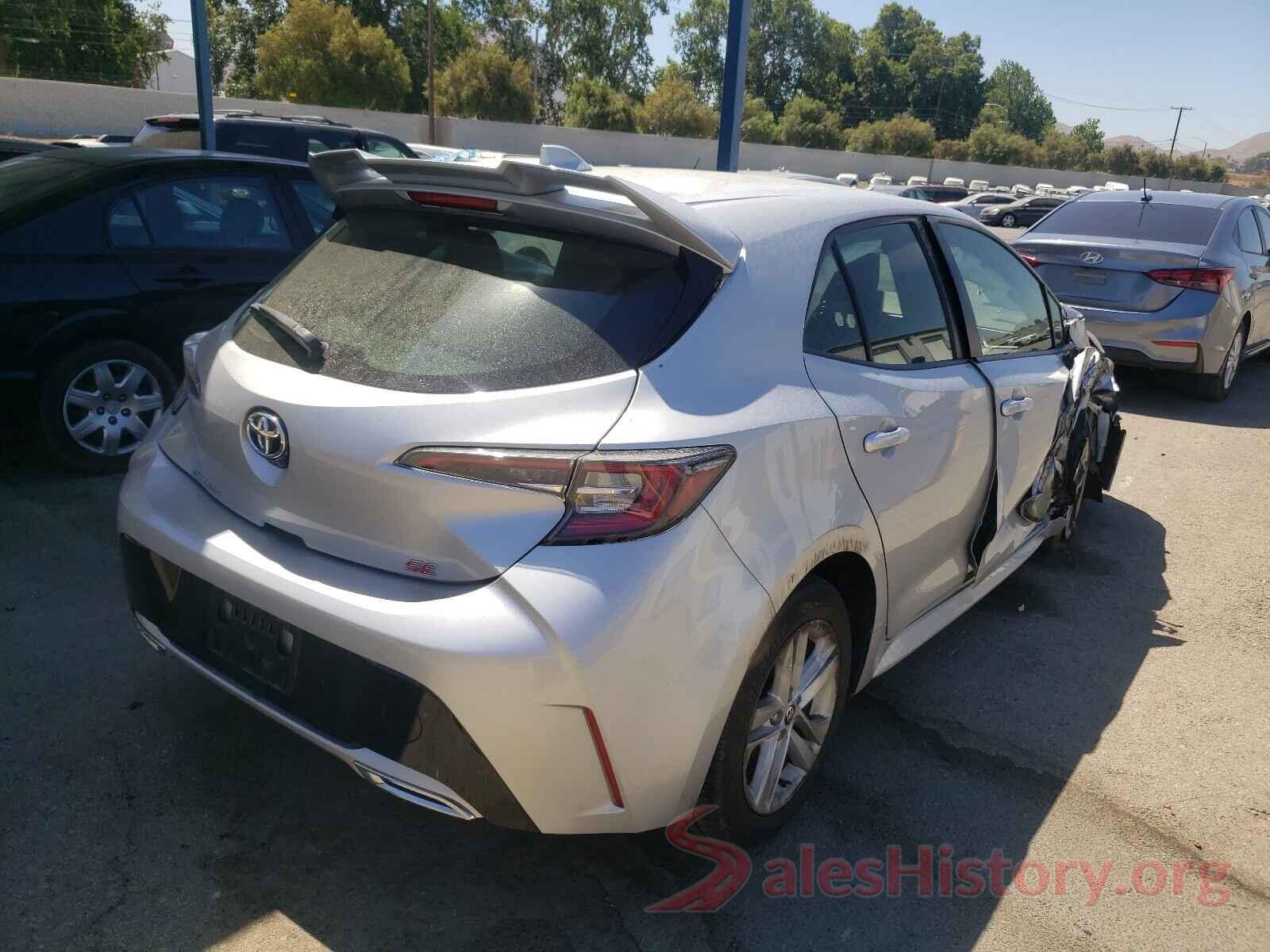 JTNK4RBE3K3039298 2019 TOYOTA COROLLA