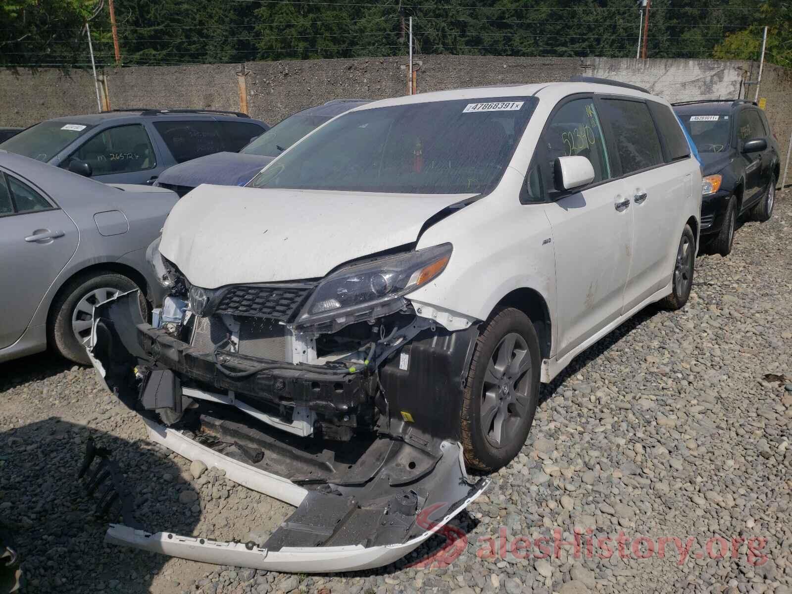 5TDEZ3DC1KS225836 2019 TOYOTA SIENNA