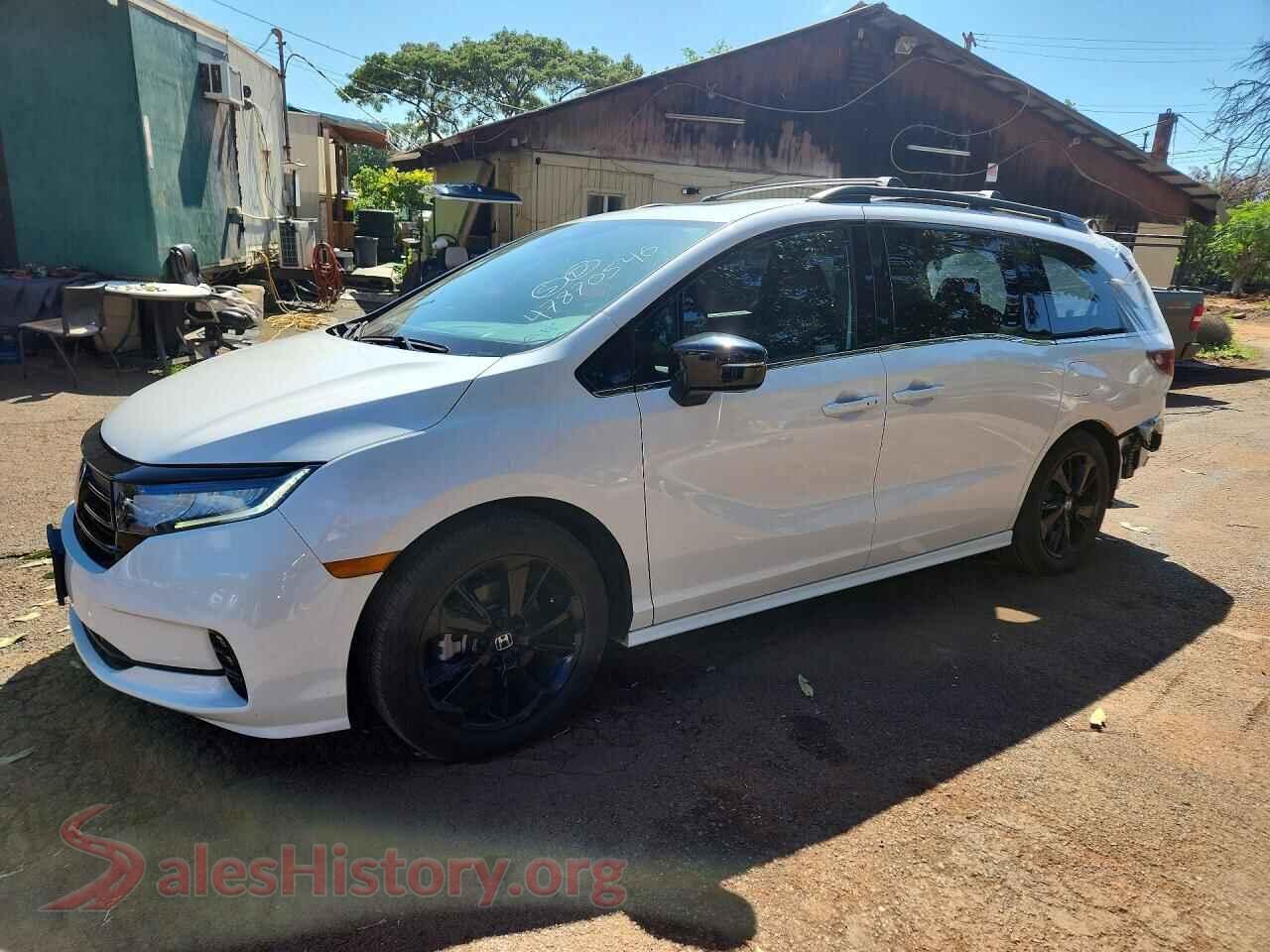 2024 HONDA ODYSSEY VIN 5FNRL6H74RB059943, auction photo