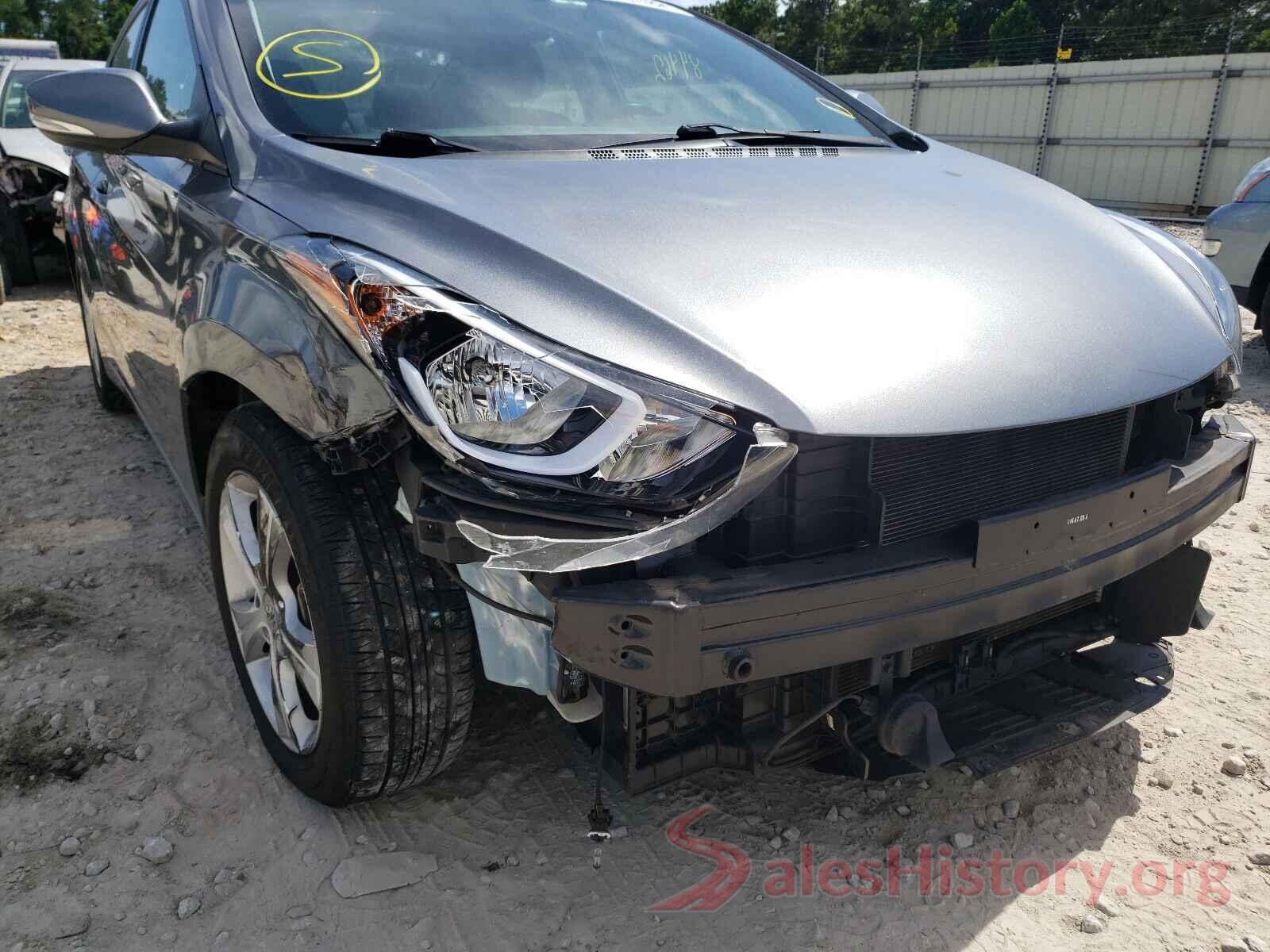 KMHDH4AE5GU607991 2016 HYUNDAI ELANTRA