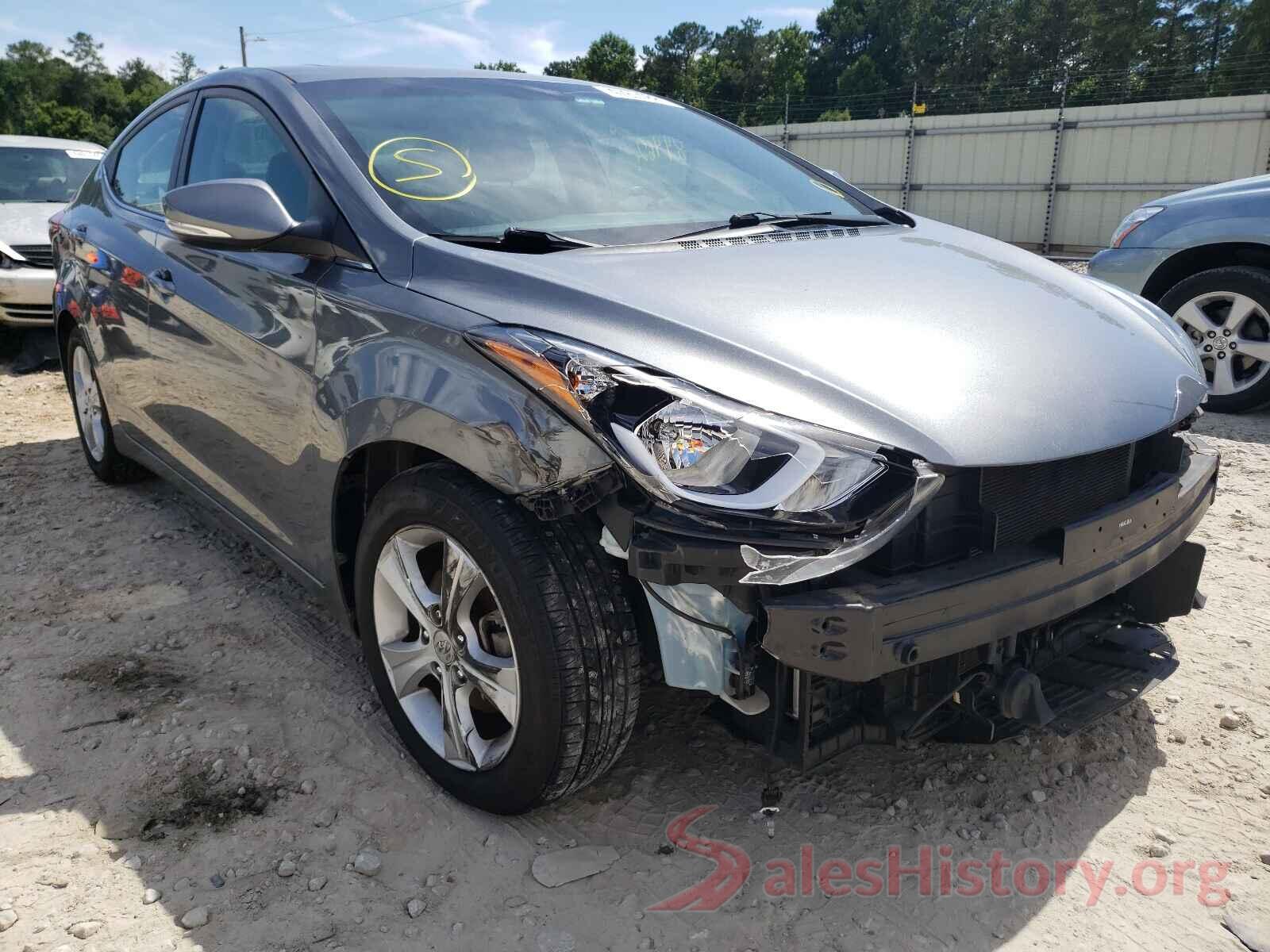 KMHDH4AE5GU607991 2016 HYUNDAI ELANTRA