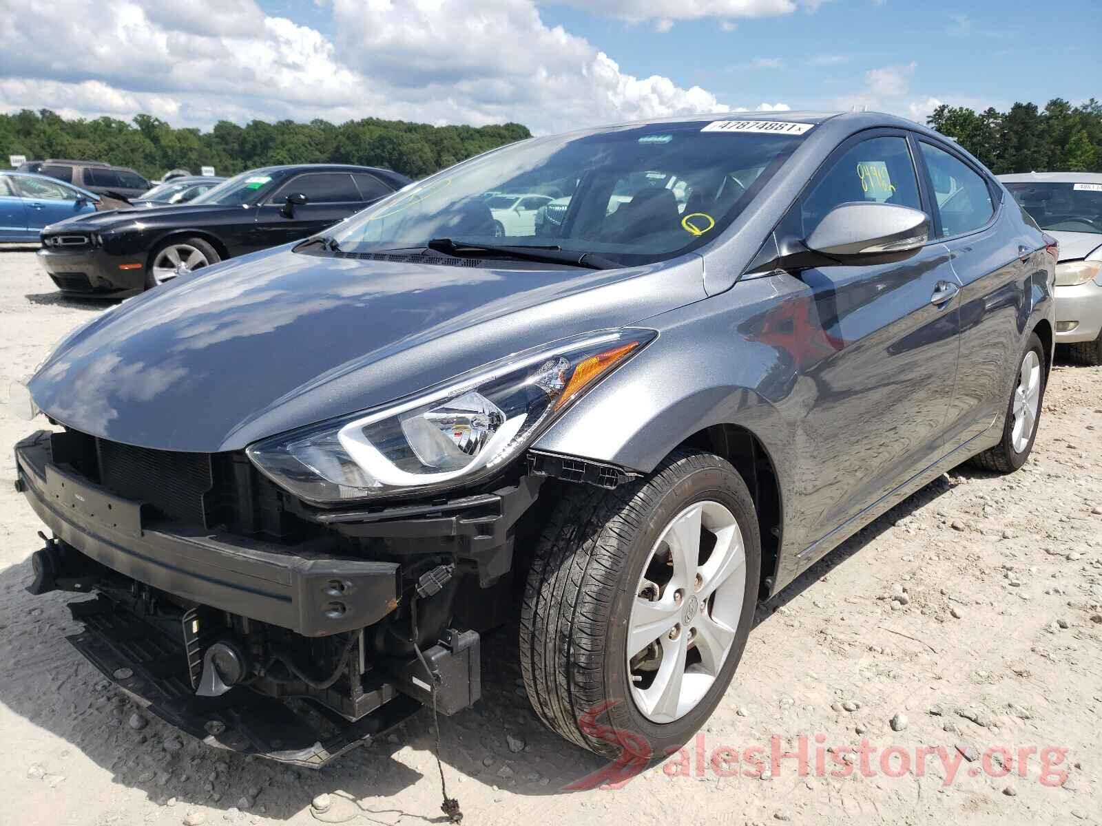 KMHDH4AE5GU607991 2016 HYUNDAI ELANTRA