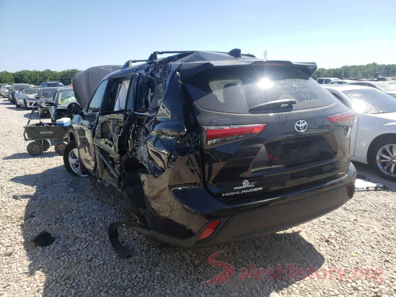 5TDCZRAH2LS019274 2020 TOYOTA HIGHLANDER