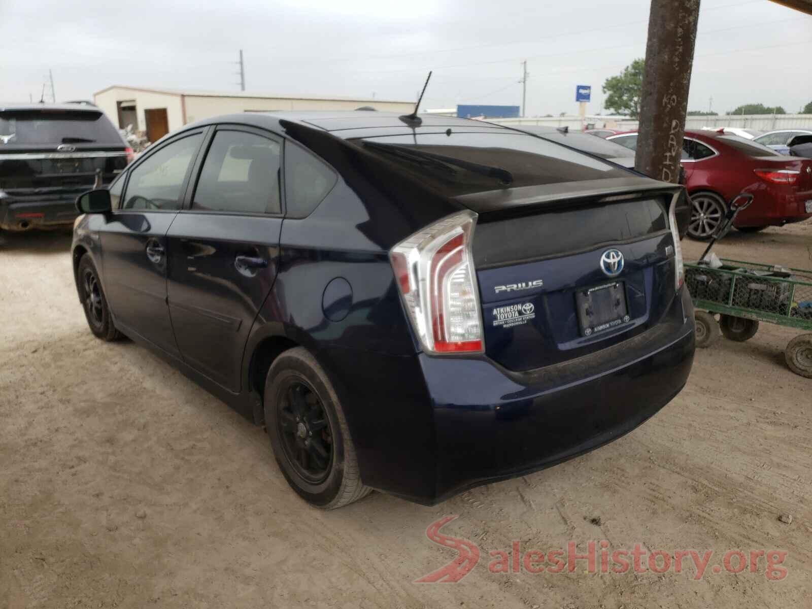 JTDKN3DU1D1734042 2013 TOYOTA PRIUS