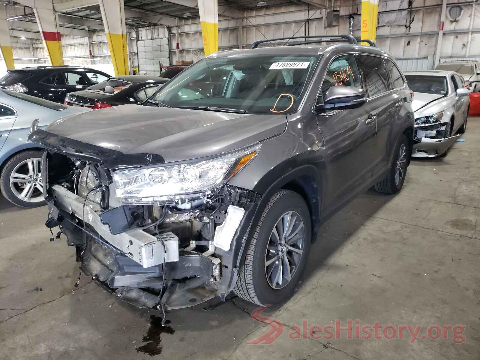 5TDJZRFH2KS615824 2019 TOYOTA HIGHLANDER