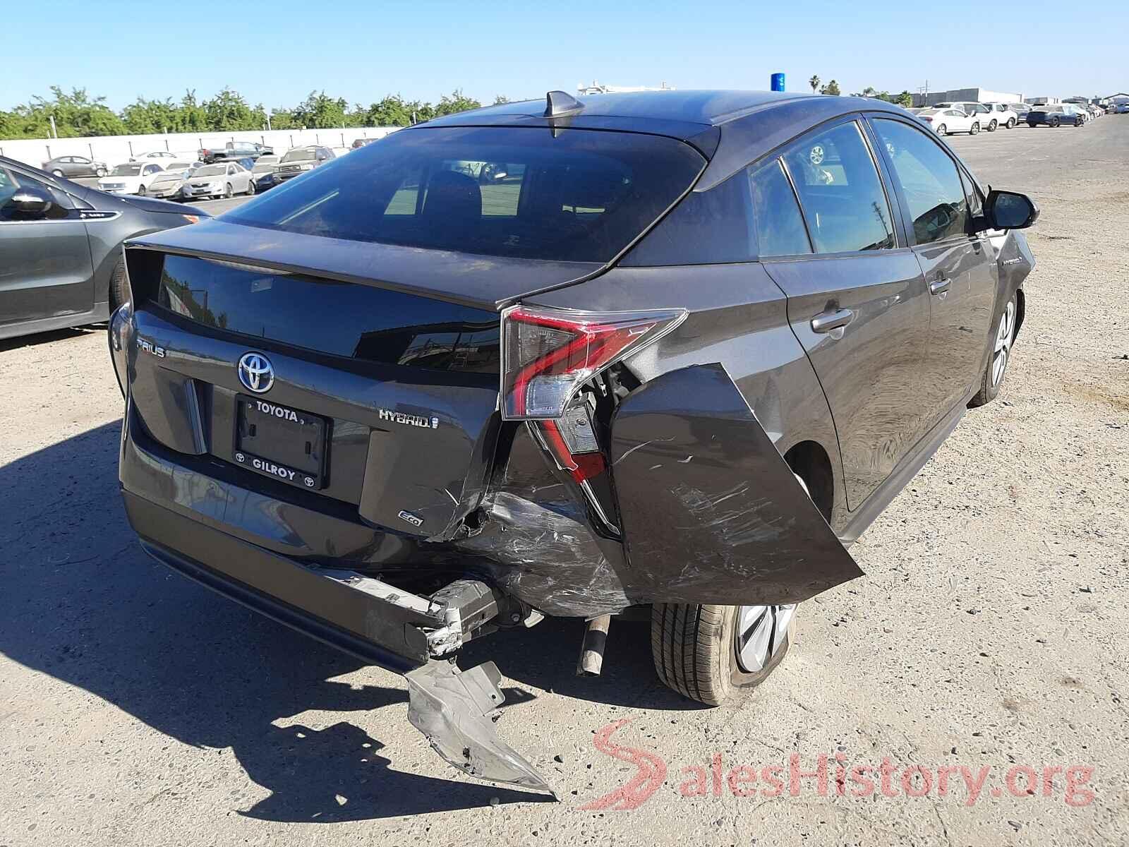 JTDKARFU3H3534138 2017 TOYOTA PRIUS