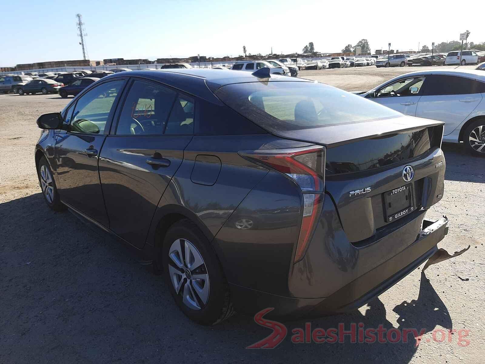 JTDKARFU3H3534138 2017 TOYOTA PRIUS