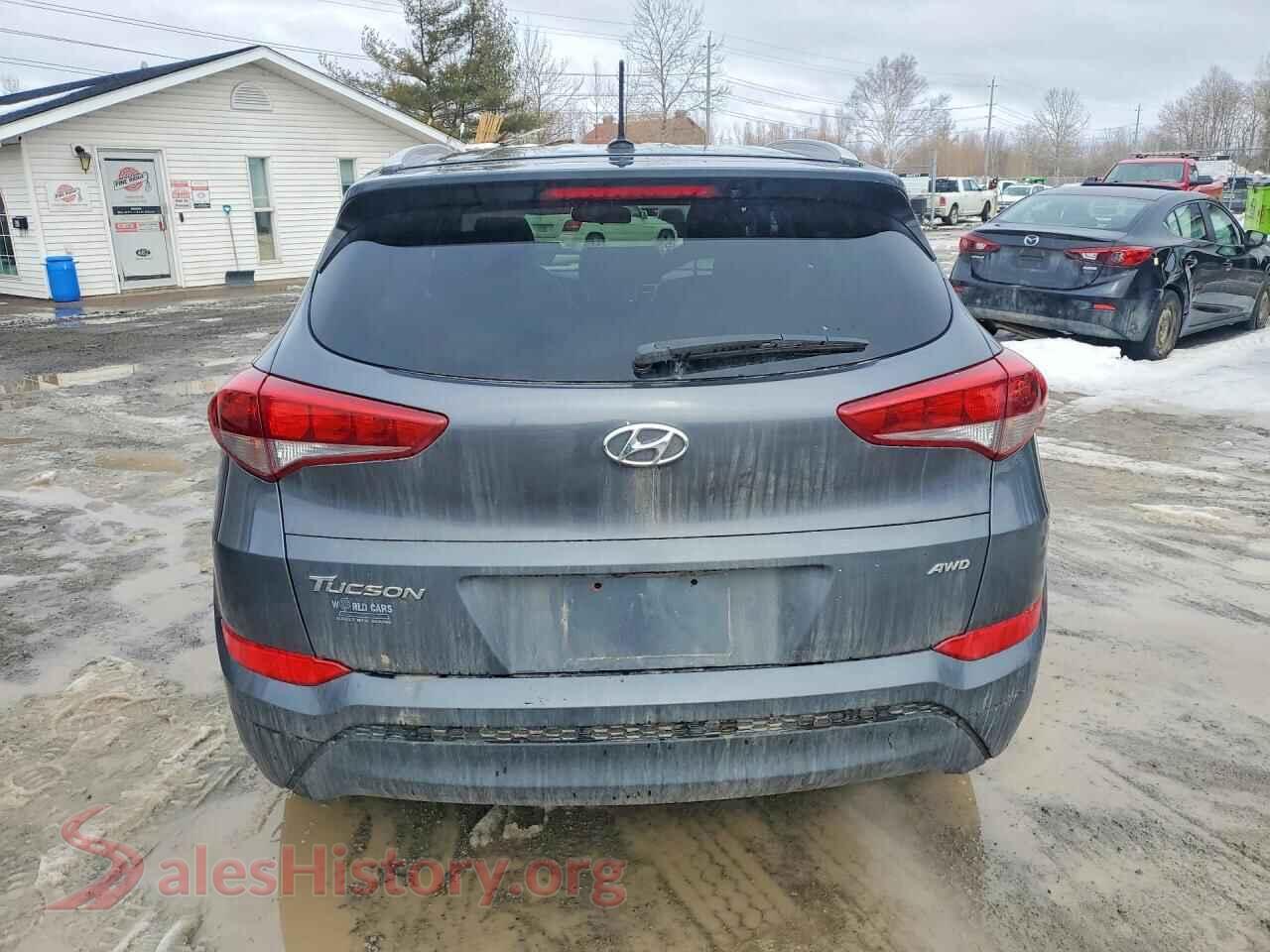 2017 HYUNDAI TUCSON VIN KM8J3CA45HU525828, left side view