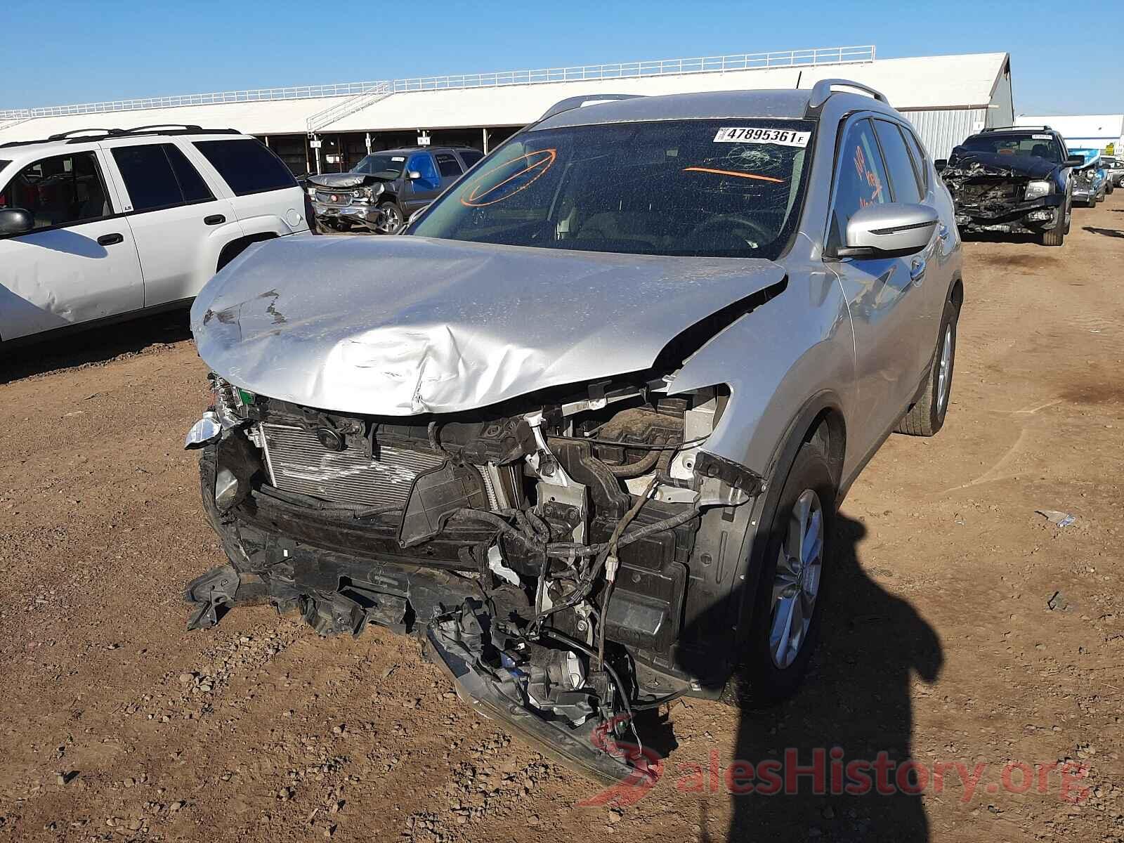 KNMAT2MT1GP685199 2016 NISSAN ROGUE