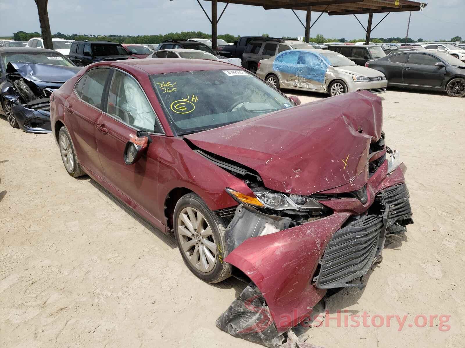 4T1B11HK4KU778908 2019 TOYOTA CAMRY