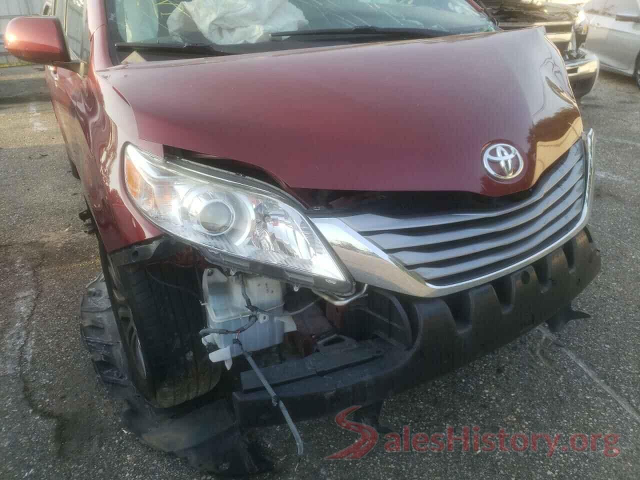 5TDYK3DC8GS724142 2016 TOYOTA SIENNA