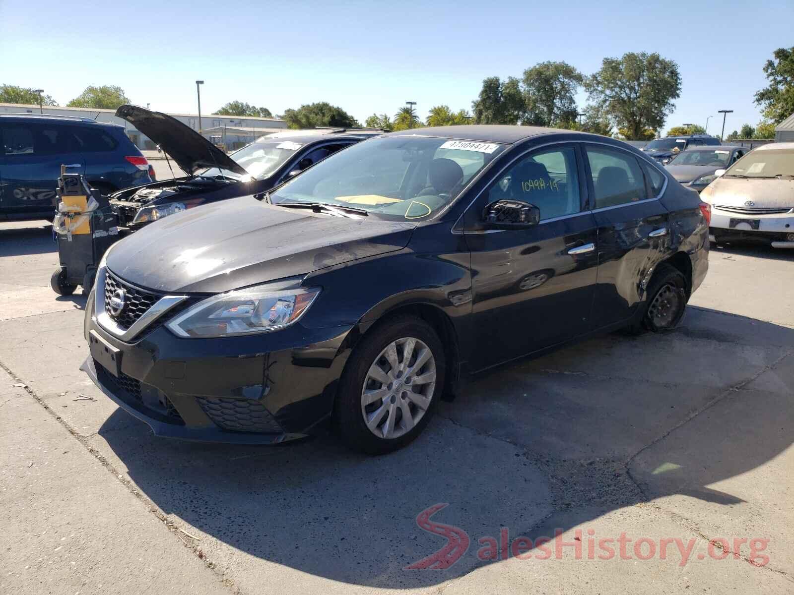 3N1AB7AP5KY272347 2019 NISSAN SENTRA