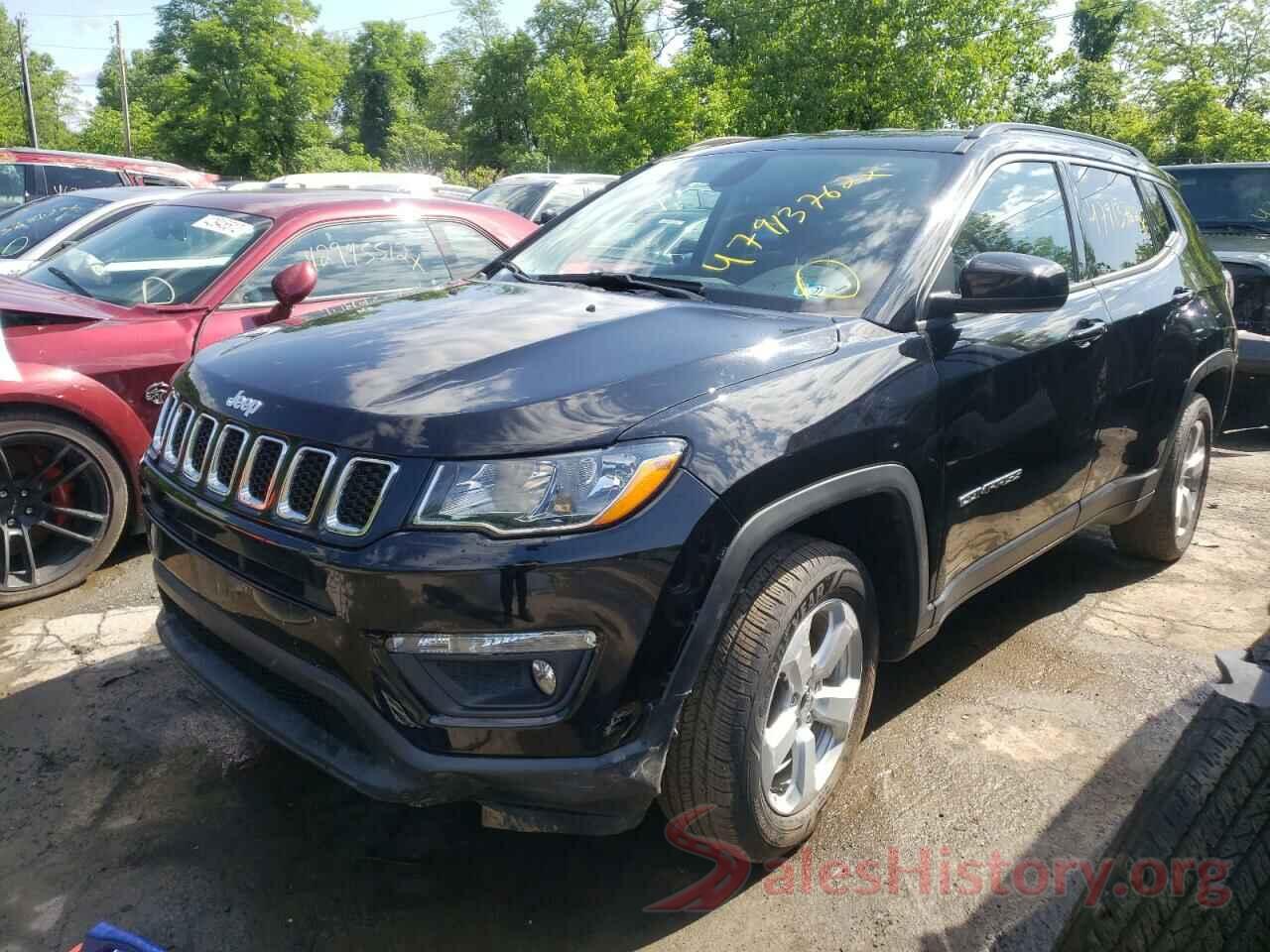 3C4NJDBB5LT161301 2020 JEEP COMPASS