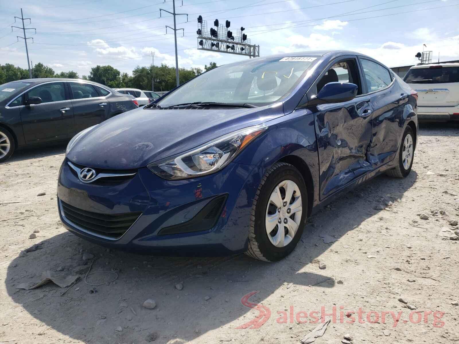 5NPDH4AEXGH744195 2016 HYUNDAI ELANTRA