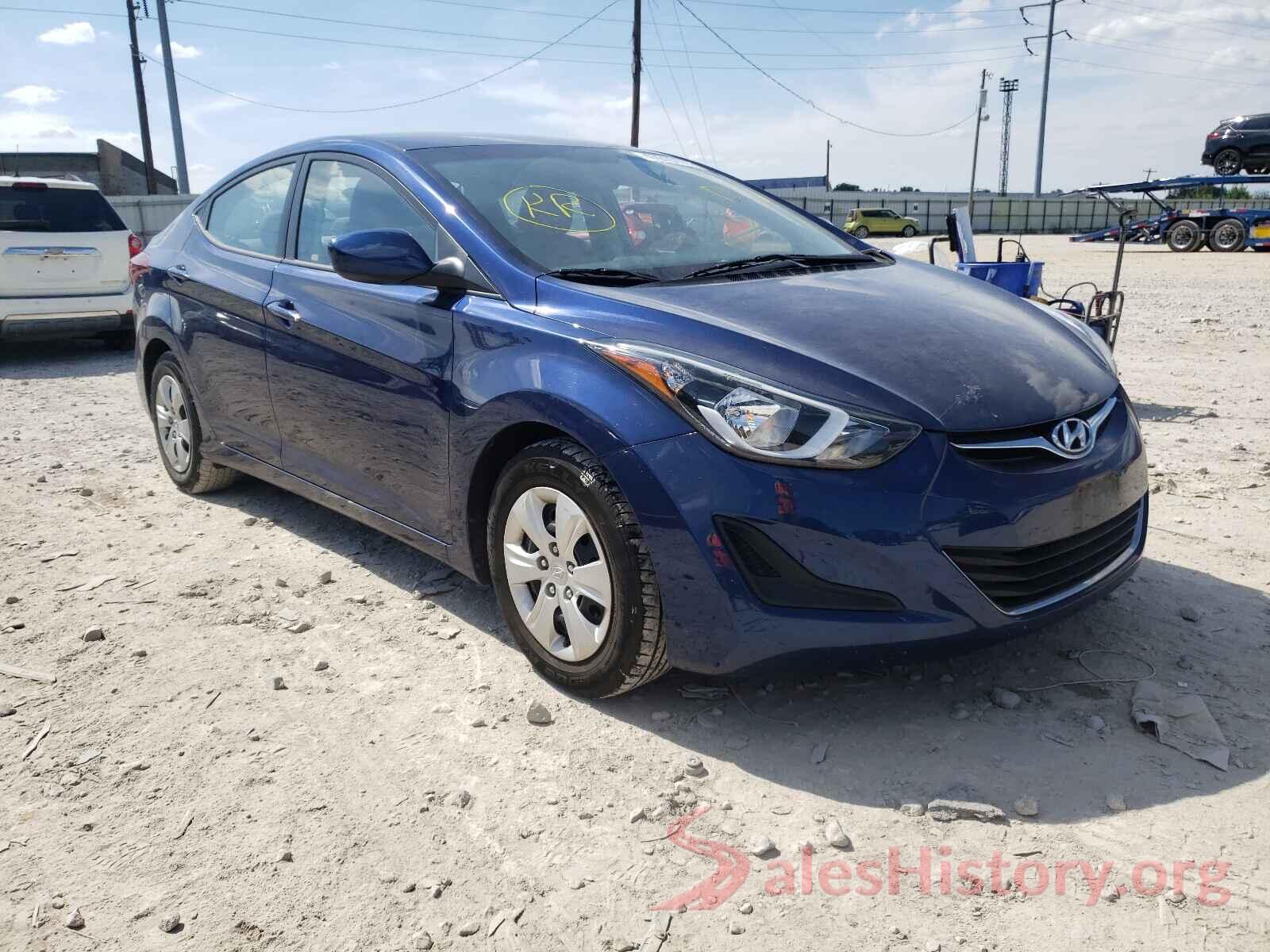 5NPDH4AEXGH744195 2016 HYUNDAI ELANTRA