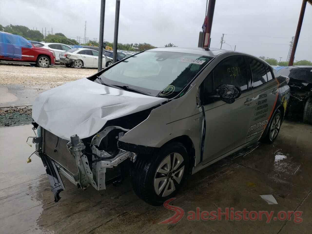 JTDKARFU6J3058697 2018 TOYOTA PRIUS