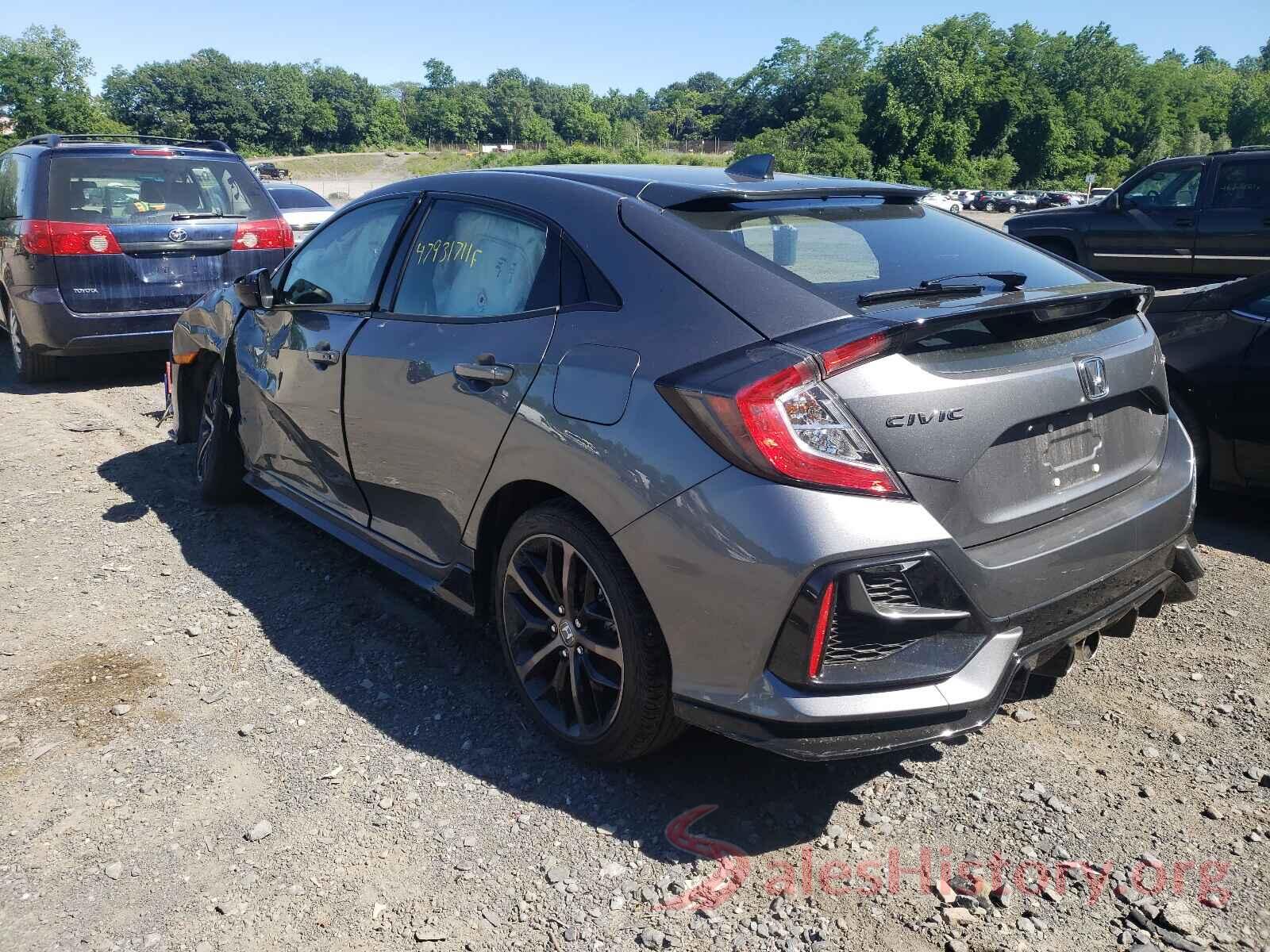 SHHFK7H4XMU411450 2021 HONDA CIVIC