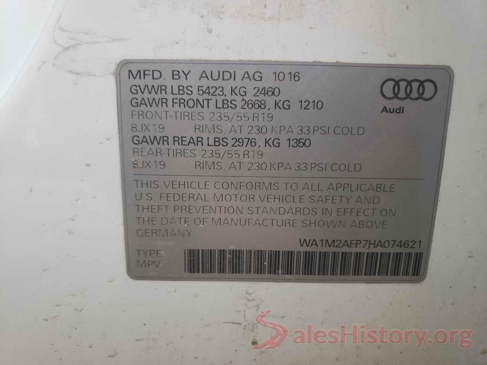 WA1M2AFP7HA074621 2017 AUDI Q5