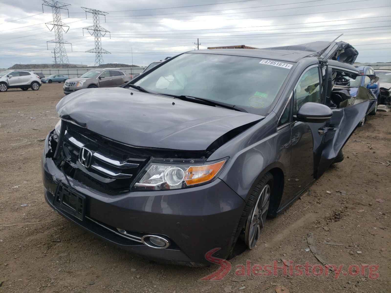 5FNRL5H93GB164837 2016 HONDA ODYSSEY