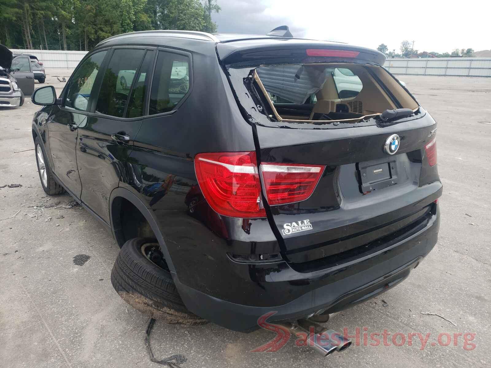 5UXWX9C57G0D92634 2016 BMW X3