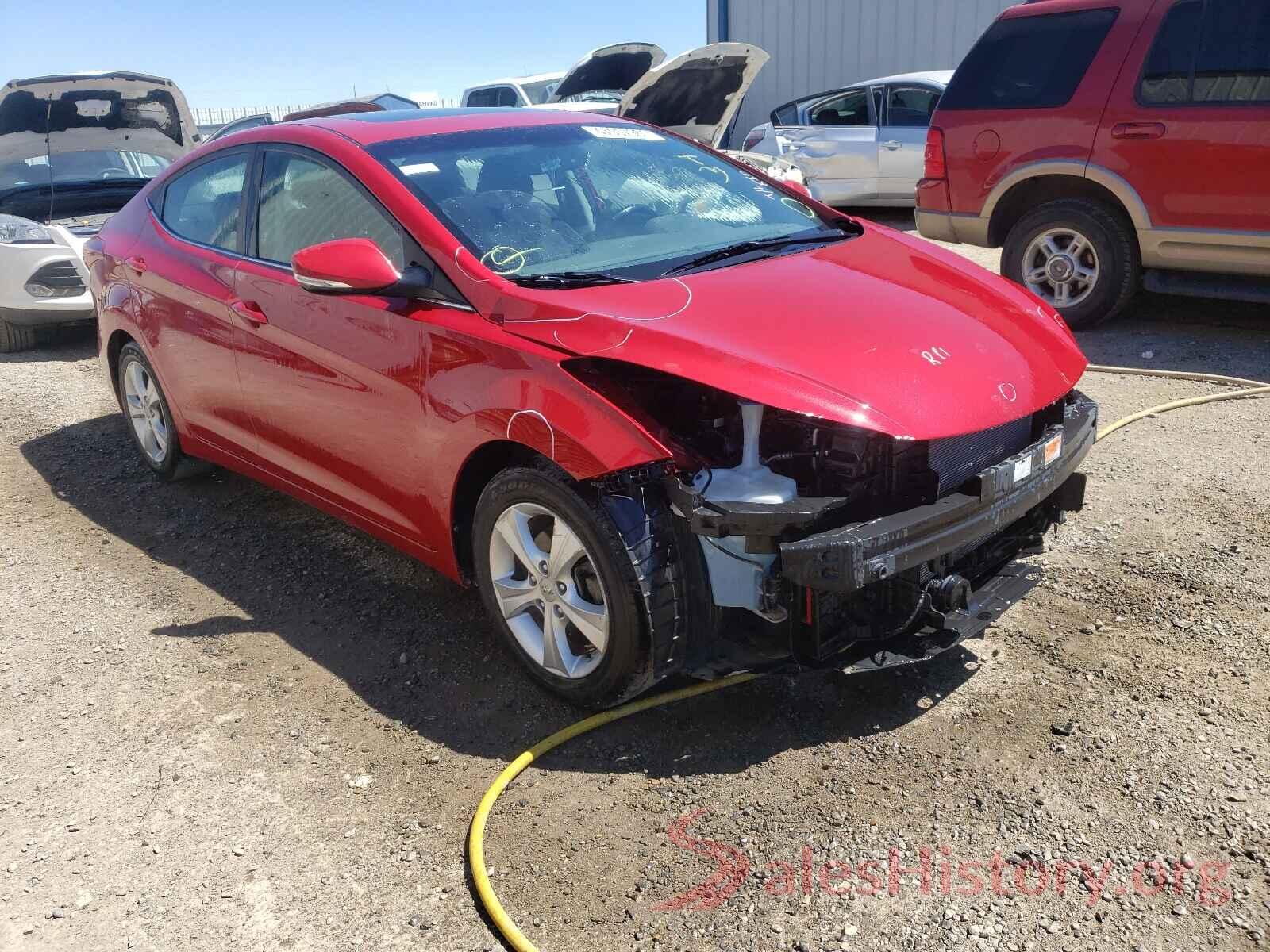 KMHDH4AE1GU489812 2016 HYUNDAI ELANTRA