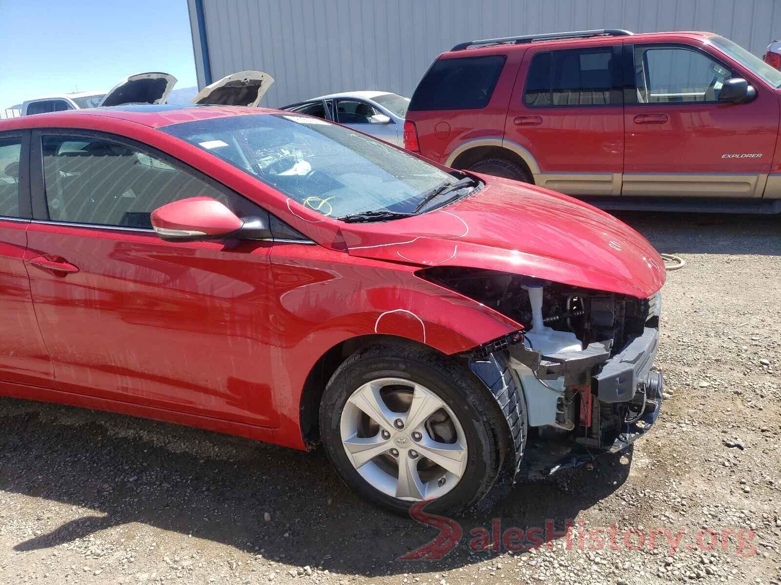 KMHDH4AE1GU489812 2016 HYUNDAI ELANTRA