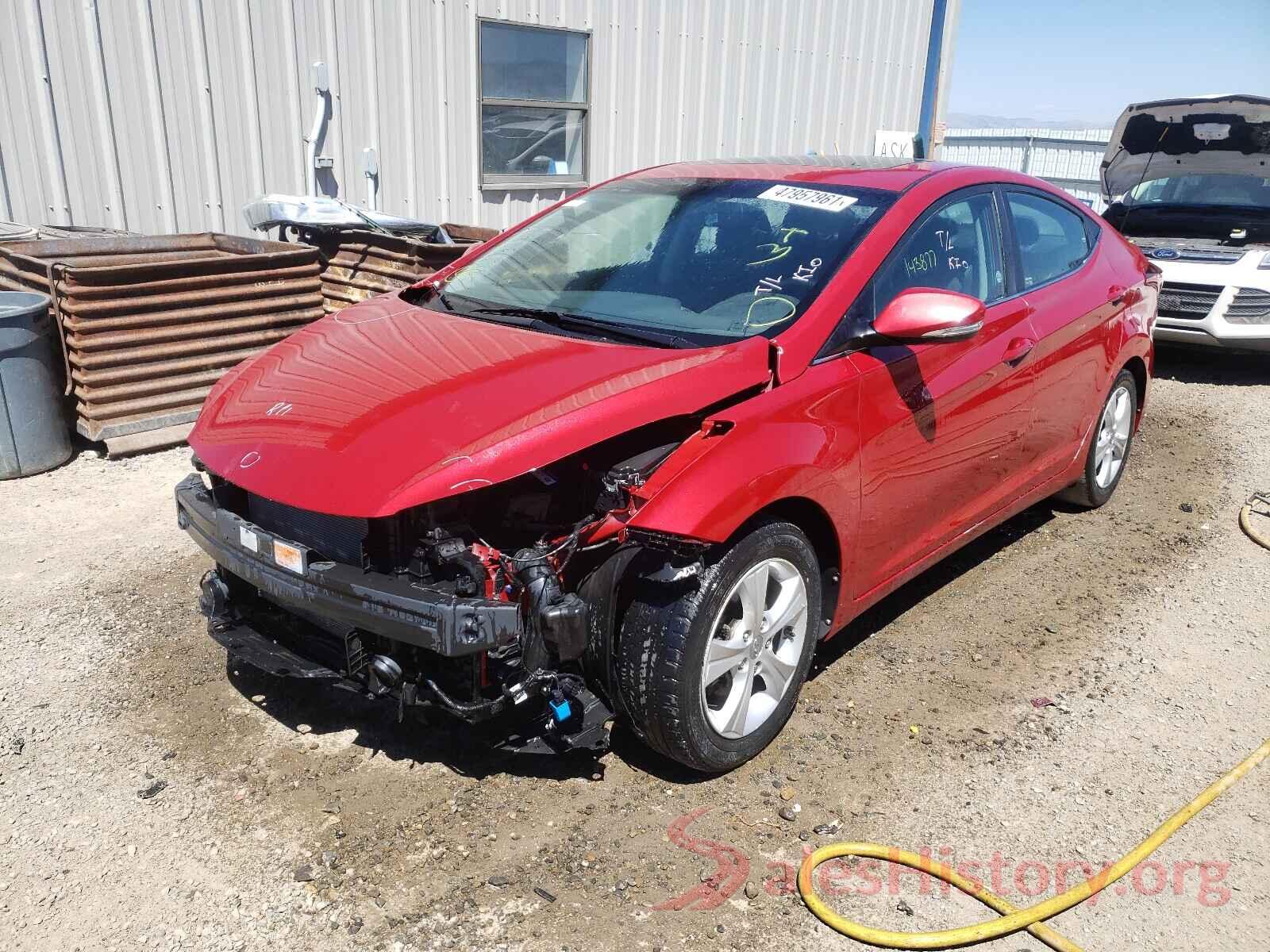 KMHDH4AE1GU489812 2016 HYUNDAI ELANTRA